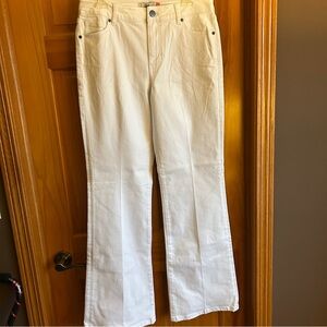 CAbi White Trouser Jeans Size 10 Long